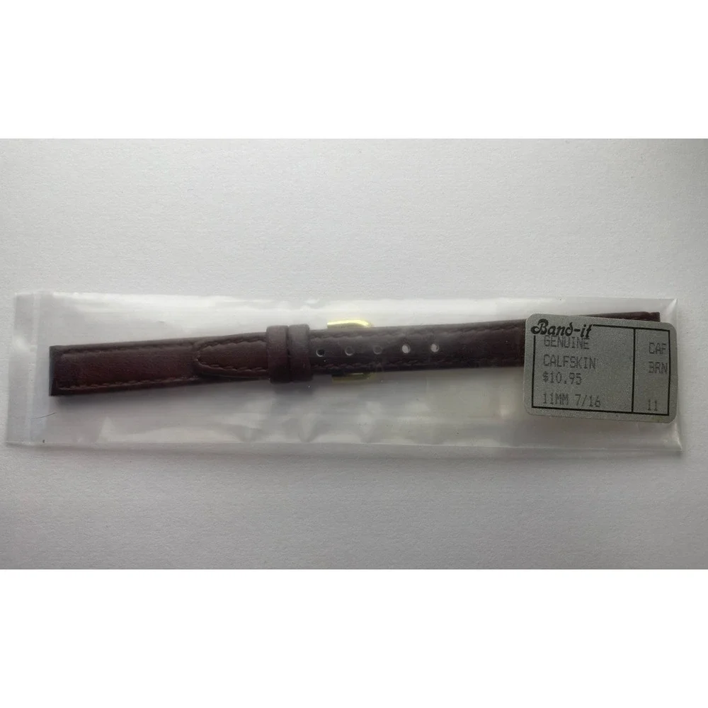 Band-it Watch Band‎ Strap 11mm CalfSkin Brown